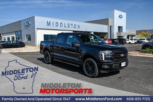 Agate Black Metallic 2025 Ford F-150 Lariat Truck