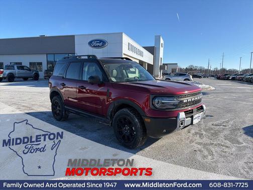 Ruby Red Metallic Tinted Clearcoat 2025 Ford Bronco Sport Badlands SUV