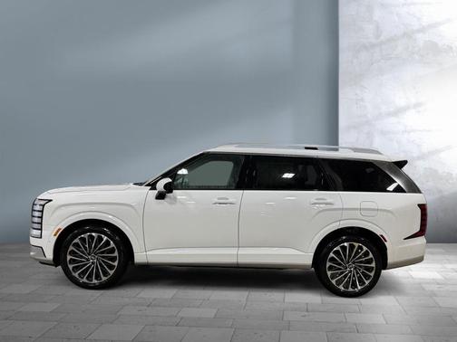 Creamy White Pearl 2026 Hyundai Palisade Hybrid Calligraphy