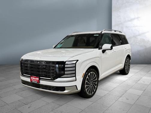 Creamy White Pearl 2026 Hyundai Palisade Hybrid Calligraphy