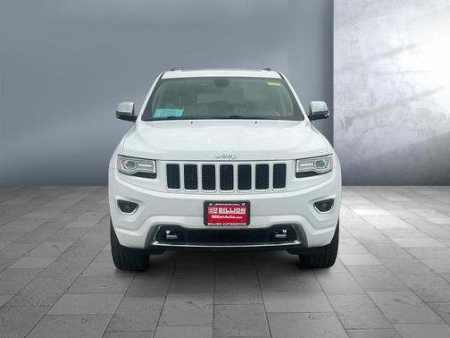 Bright White Clearcoat 2015 Jeep Grand Cherokee Overland