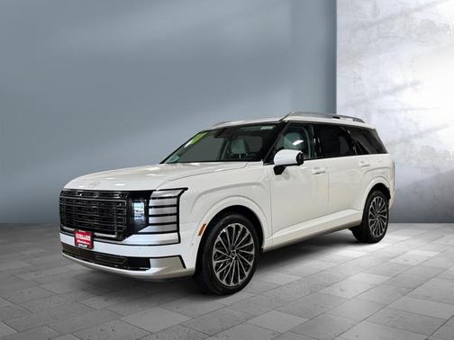 Creamy White Pearl 2026 Hyundai Palisade Hybrid Calligraphy
