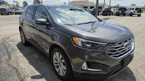 Gray 2019 Ford Edge Titanium