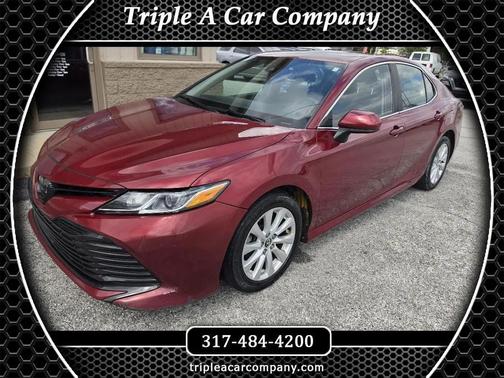 Red 2020 Toyota Camry LE