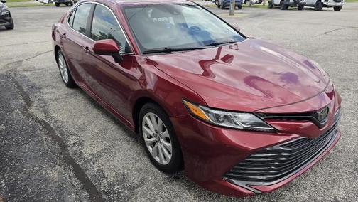 Red 2020 Toyota Camry LE