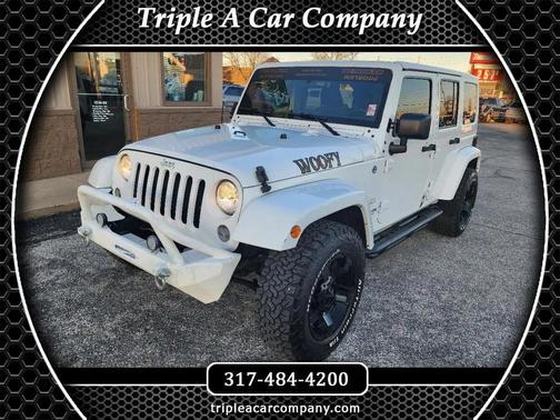 White 2015 Jeep Wrangler Unlimited Sahara