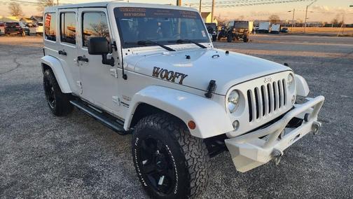 White 2015 Jeep Wrangler Unlimited Sahara