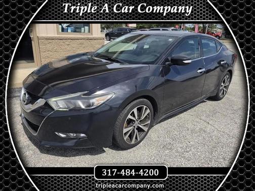 Black 2017 Nissan Maxima 3.5 SV