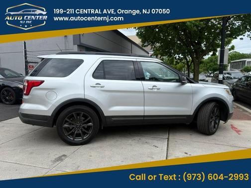 Silver 2018 Ford Explorer XLT
