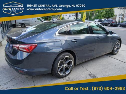 Gray 2021 Chevrolet Malibu LT