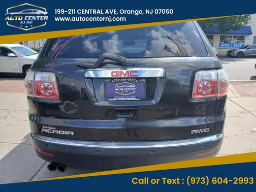 Black 2012 GMC Acadia SLE