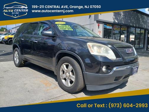 Black 2012 GMC Acadia SLE