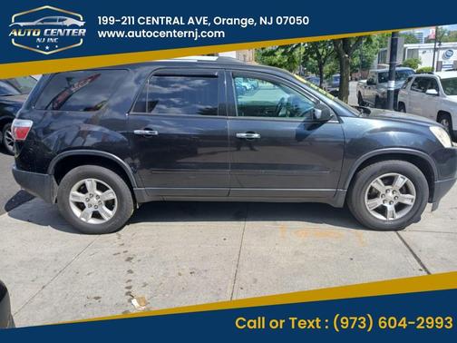 Black 2012 GMC Acadia SLE