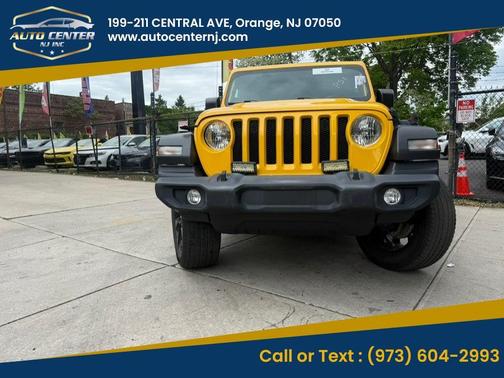 Yellow 2021 Jeep Wrangler Unlimited Sport S