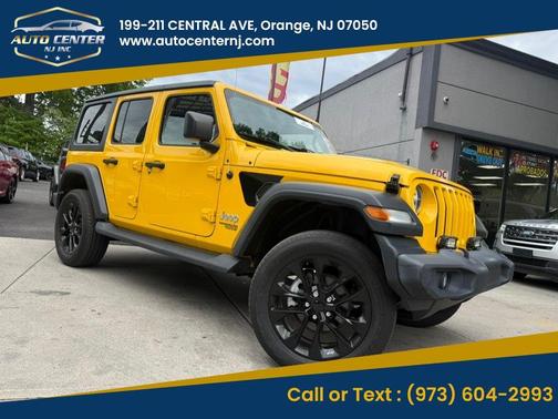 Yellow 2021 Jeep Wrangler Unlimited Sport S