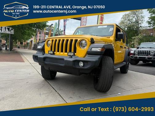 Yellow 2021 Jeep Wrangler Unlimited Sport S
