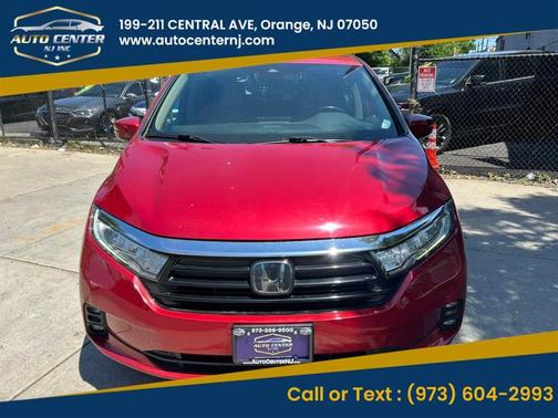Red 2022 Honda Odyssey EX-L