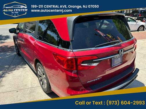 Red 2022 Honda Odyssey EX-L
