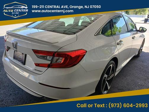 White 2019 Honda Accord Sport