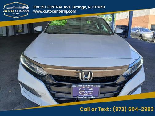 White 2019 Honda Accord Sport