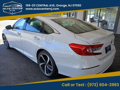 White 2019 Honda Accord Sport
