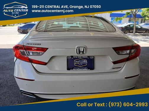 White 2019 Honda Accord Sport