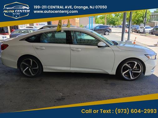 White 2019 Honda Accord Sport