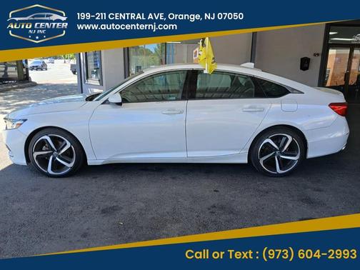 White 2019 Honda Accord Sport