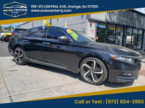 Black 2018 Honda Accord EX-L