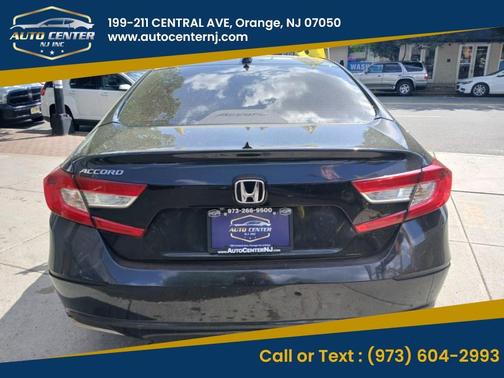 Black 2018 Honda Accord EX-L