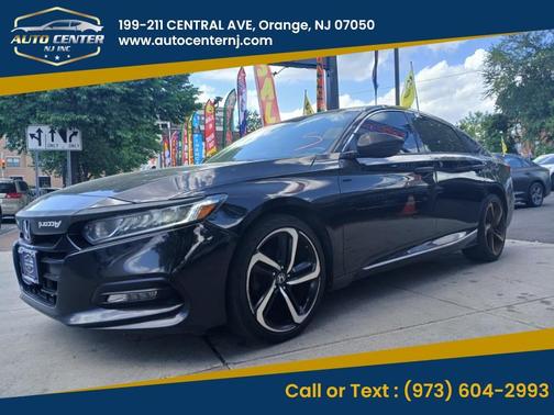 Black 2018 Honda Accord EX-L