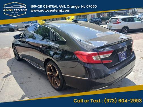 Black 2018 Honda Accord EX-L