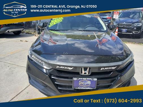 Black 2018 Honda Accord EX-L