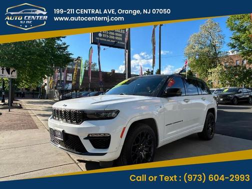 White 2023 Jeep Grand Cherokee 4xe Summit
