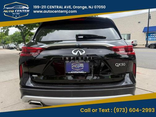 Black Obsidian 2021 INFINITI QX50 Pure