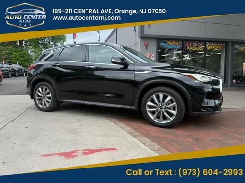 Black Obsidian 2021 INFINITI QX50 Pure