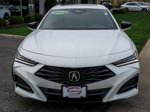 Platinum White Pearl 2024 Acura TLX A-Spec