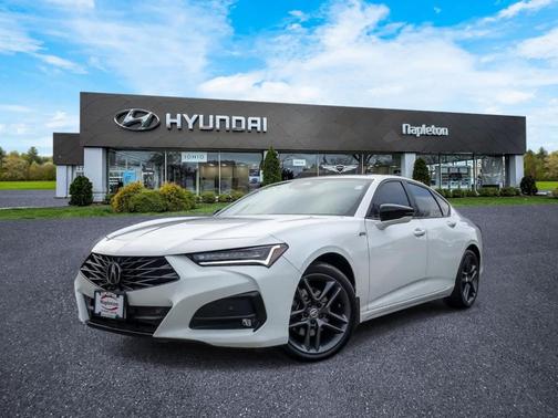 Platinum White Pearl 2024 Acura TLX A-Spec