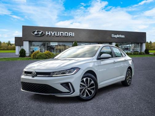 Pure White 2025 Volkswagen Jetta 1.5T S