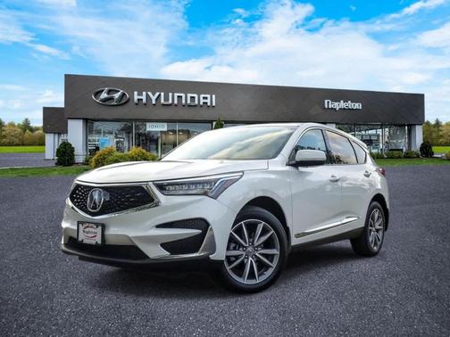 Platinum White Pearl 2020 Acura RDX Technology Package