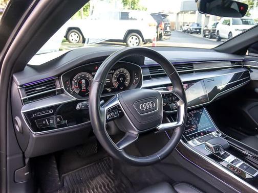 Mythos Black Metallic 2021 Audi A8 L 60
