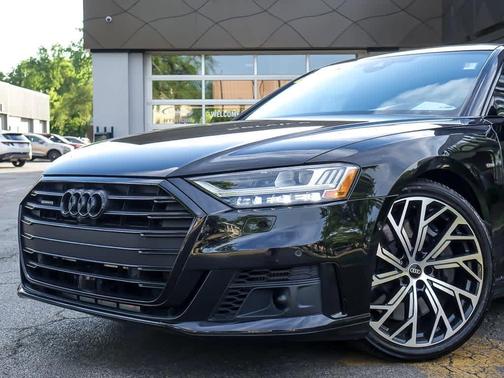 Mythos Black Metallic 2021 Audi A8 L 60