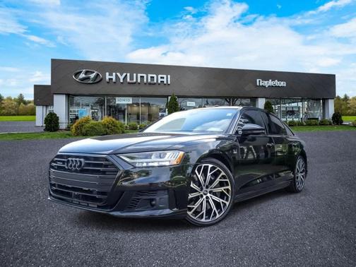 Mythos Black Metallic 2021 Audi A8 L 60