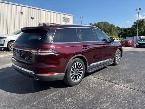 Burgundy Velvet Metallic Tinted Clearcoat 2022 Lincoln Aviator Reserve