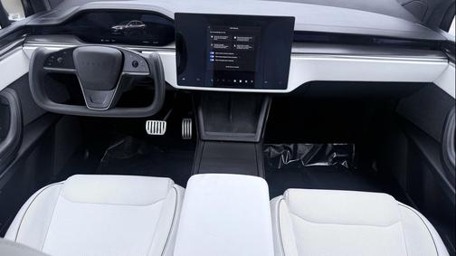 Midnight Silver Meta 2022 Tesla Model X Plaid Tri Motor All-Wheel Drive