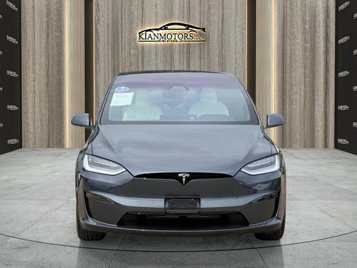 Midnight Silver Meta 2022 Tesla Model X Plaid Tri Motor All-Wheel Drive