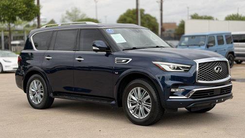 Hermosa Blue 2019 INFINITI QX80 Luxe