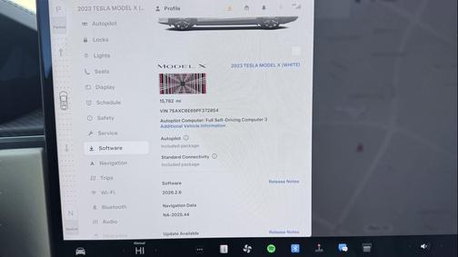 Pearl White Multi-Co 2023 Tesla Model X Plaid Tri Motor All-Wheel Drive