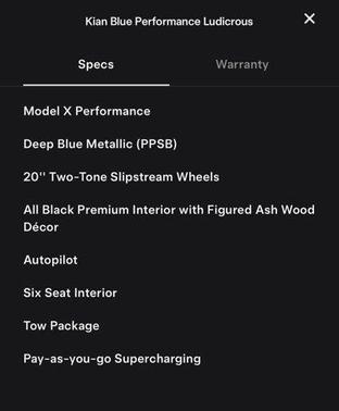 2019 Tesla Model X P100D Performance