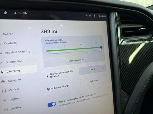 Pearl White Multi-Co 2021 Tesla Model S Long Range Plus